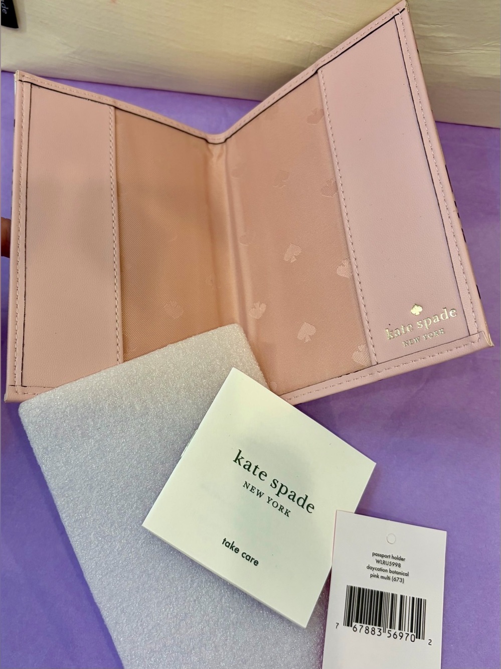 NWT KATE SPADE BUNDLE
Wallet/Passport Holder/Tote - Black, Pink, White - Picture 6 of 16